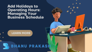 Add Holidays to Operating Hours